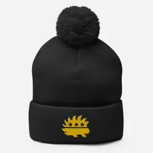 Libertarian Porcupine Pom-Pom Beanie