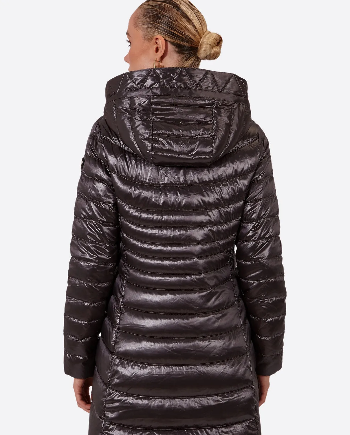 Women's down jacket CRIS Anthracite